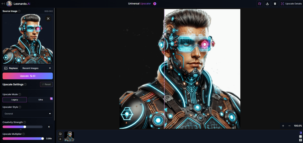 Leonardo AI Upscaler